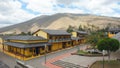 View of the Ciudad Mitad del Mundo turistic center near of the city of Quito