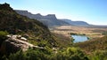 A view on the Clanwilliam dam. Western Cape, South Africa.