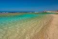 View of the Clean and Clear Red Sea on the Egyptian Beach in Marsa Alam Royalty Free Stock Photo