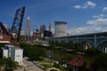 Cleveland Skyline and Detroit-Superior Bridge