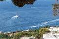 View from a cliff on the island of Capri, Italy Royalty Free Stock Photo