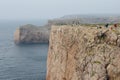 View from a cliff near Cape Saint-Vincent in Portugal