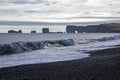 View of the cliffs of Dyrholaey in Iceland Royalty Free Stock Photo