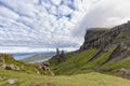 Wide angle old man of Storr Royalty Free Stock Photo