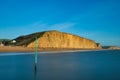 Limestone cliffs Westbay Bridport