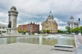 View of the Clinton Square in Syracuse, NY