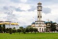 view of Clock tower building in Batumi in autumn Royalty Free Stock Photo