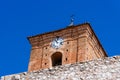 View of Clock Tower of Chinchon in Madrid