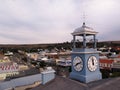 Clock tower on roof of Observatory Museum in Grahamstown , South Africa