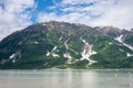 View close to the famous Hubbard Glacier in Alaska Royalty Free Stock Photo