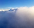 View of clouds on a birght sunny day of Summer Season.