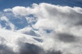 cloudy sky with cumulo nimbus clouds background Royalty Free Stock Photo