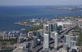 View from the CN Tower, Toronto Royalty Free Stock Photo
