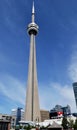 View of CN Tower Toronto, Ontario, Canada Royalty Free Stock Photo