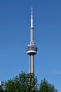 View of CN Tower Toronto, Ontario, Canada Royalty Free Stock Photo