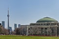 View of CN tower from University of Toronto