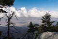 View of the Coachella Valley from the Palm Springs Aerial Tramway Royalty Free Stock Photo