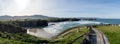 View of the coast and beaches near Playa de Catedrales in Galicia Royalty Free Stock Photo