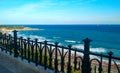 View of the coast from the classic Balcony of the Mediterranean, in Taragona Spain