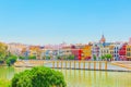 View from the coast of the Guadalquivir to the Triana district i