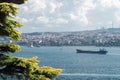 View of the coast of Istanbul , the capital of Turkey,