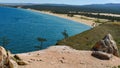 View of the coast of Lake Baikal Royalty Free Stock Photo