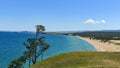 View of the coast of Lake Baikal Royalty Free Stock Photo