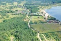 View on the coast of lake Seliger, Tver region, Russia Royalty Free Stock Photo