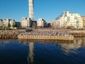 Aerial view Malmo coast