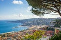 View of the coast of Naples, Italy Royalty Free Stock Photo