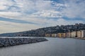 A view of the coast of Naples Italy Royalty Free Stock Photo