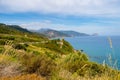 View of the coast near Cefalu in northern Sicily Royalty Free Stock Photo