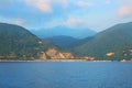 View of coast near city of Sochi Royalty Free Stock Photo