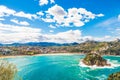 View of the coast of San Sebastian