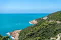 view of the coast of the sea in the tuscany, italy Royalty Free Stock Photo