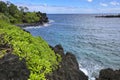 The coastlines of Maui, Hawaii on the road to Hana