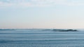View of the coast of Tallinn from the Gulf of Finland. Royalty Free Stock Photo