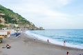 View of the coast of the Tyrrhenian Sea from Maiori, Amalfi Coast, Campania, Italy