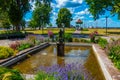 View of a coastal park in Swedish town Borgholm