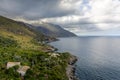 View from the coastal path of the Zingaro Natural Park, between San Vito lo Capo and Scopello, province of Trapani, Sicily, Italy
