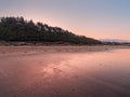 View of the coastal town on early morning Royalty Free Stock Photo