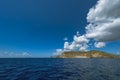 Aeolian island coastline, Mediterranean Sea. Color image Royalty Free Stock Photo