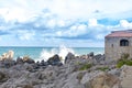 view of the coastline at Cefalu Royalty Free Stock Photo