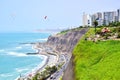 Coastline in Lima