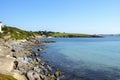 View of the coastline at Portscatho, Cornwall, UK Royalty Free Stock Photo