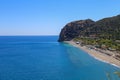 View of the coastline in the province of Gioiosa Marea Royalty Free Stock Photo