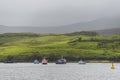 Scenery of the coastside inside the Isle of Skye Royalty Free Stock Photo