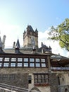 View of Cochem Imperial castle in Germany