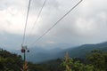 The outskirts of the town of Danang. Vietnam Landscapes of the South Asian jungle on the top of the mountains. Royalty Free Stock Photo