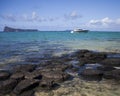 View of Coin de Mire from Cap Malheureux in Mauritius